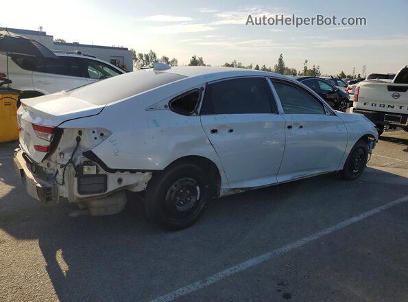 1HGCV1F42JA055321 2018 HONDA ACCORD White Задня права чверть