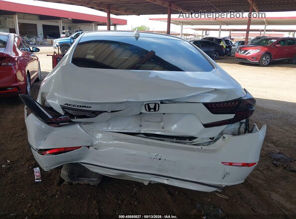 1HGCV1F42JA134780 2018 HONDA ACCORD Белый Вид спереди