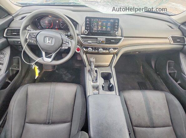 1HGCV1F42JA143785 2018 HONDA ACCORD Black Вид панелі приладів
