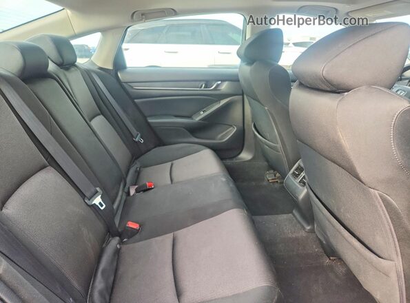 1HGCV1F42JA143785 2018 HONDA ACCORD Black Вид задніх сидінь