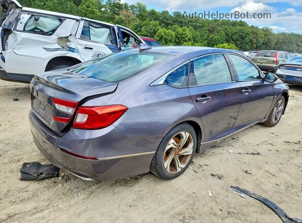 1HGCV1F42KA081841 2019 HONDA ACCORD Серый Задняя правая четверть
