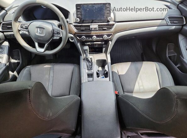 1HGCV1F42KA081841 2019 HONDA ACCORD Серый Вид панели приборов