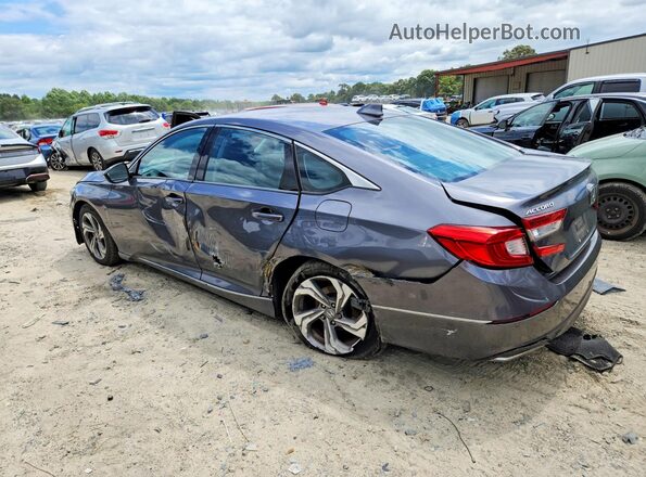 1HGCV1F42KA081841 2019 HONDA ACCORD Серый Задняя левая четверть