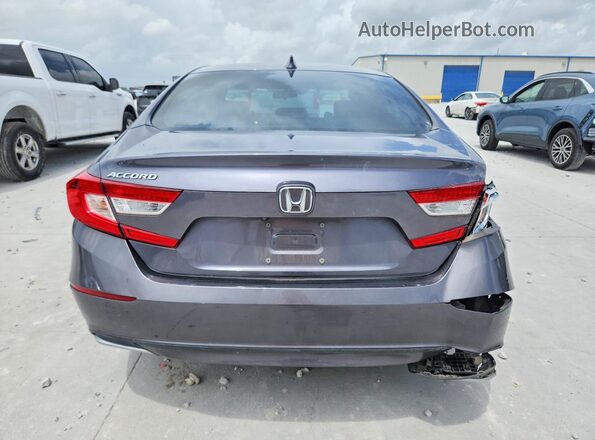 1HGCV1F42KA155324 2019 HONDA ACCORD Gray Vista trasera
