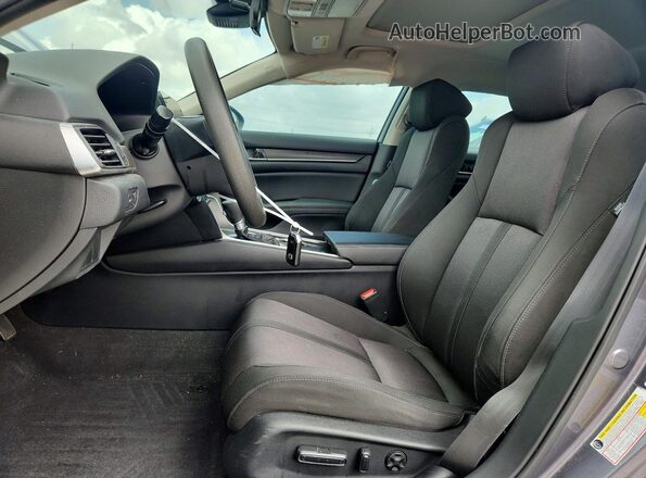 1HGCV1F42KA155324 2019 HONDA ACCORD Gray Vista interior delantera
