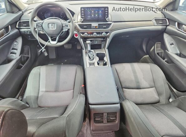 1HGCV1F42KA155324 2019 HONDA ACCORD Gray Vista del salpicadero