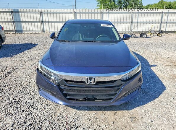 1HGCV1F42LA008647 2020 HONDA ACCORD Blue Вид спереду