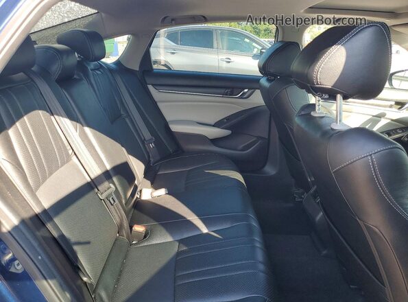 1HGCV1F42LA008647 2020 HONDA ACCORD Blue Вид задніх сидінь