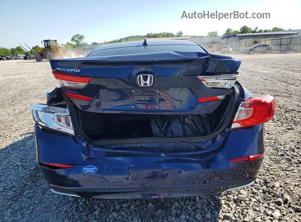 1HGCV1F42LA008647 2020 HONDA ACCORD Blue Вид ззаду
