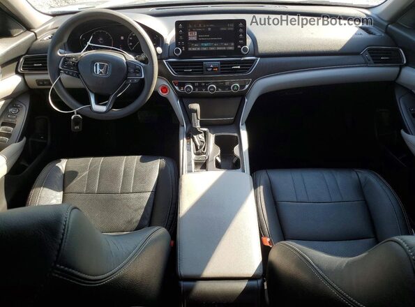 1HGCV1F42LA008647 2020 HONDA ACCORD Blue Вид панелі приладів
