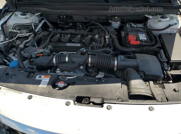 1HGCV1F42LA032009 2020 HONDA ACCORD White უკანა სალონის ხედი