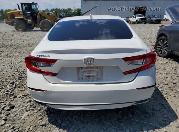 1HGCV1F42LA032009 2020 HONDA ACCORD White უკანა ხედი