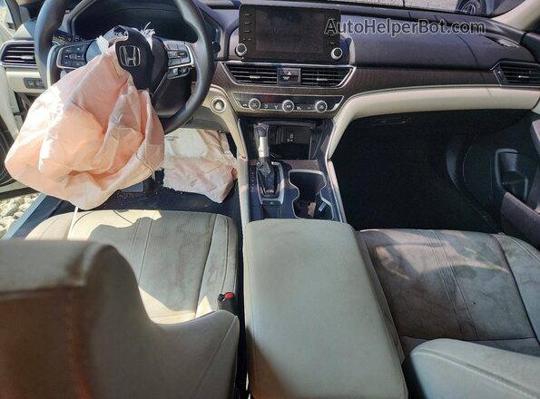 1HGCV1F42LA032009 2020 HONDA ACCORD White წინა პანელის ხედი