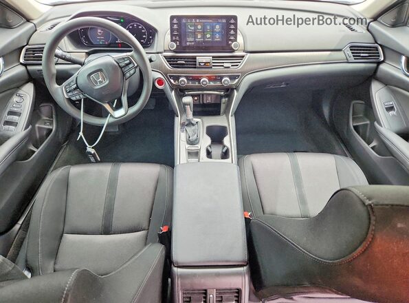 1HGCV1F42LA096793 2020 HONDA ACCORD White წინა პანელის ხედი