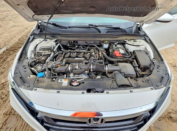 1HGCV1F42LA096793 2020 HONDA ACCORD White უკანა სალონის ხედი