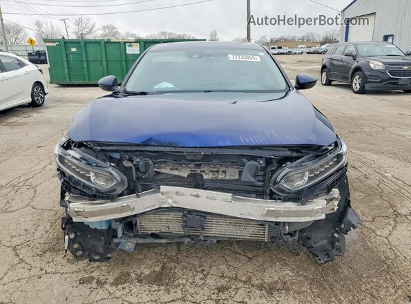 1HGCV1F42LA112944 2020 HONDA ACCORD Blue Vista frontal