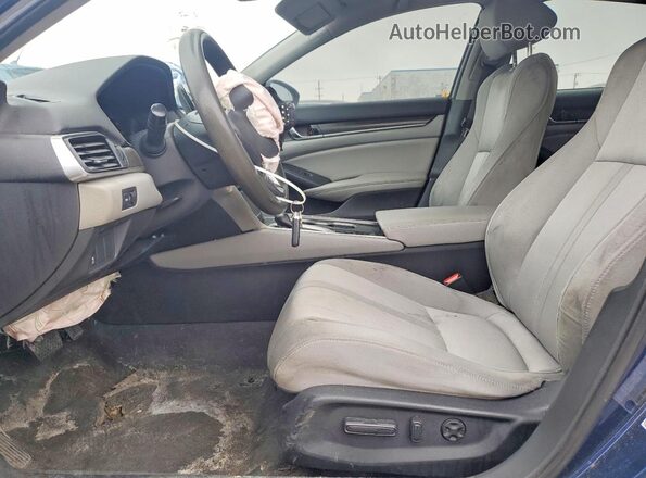1HGCV1F42LA112944 2020 HONDA ACCORD Blue Vista interior delantera