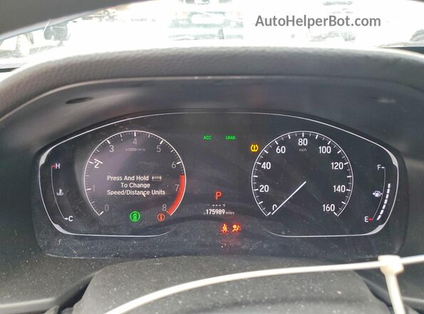1HGCV1F42LA112944 2020 HONDA ACCORD Blue Vista del cuadro de instrumentos