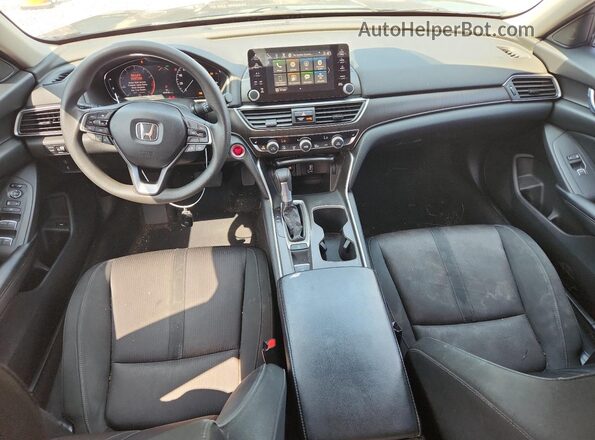 1HGCV1F43JA167111 2018 HONDA ACCORD Black Вид панелі приладів