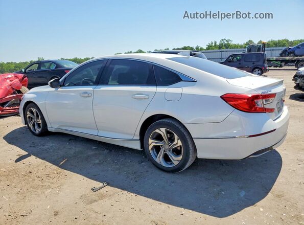 1HGCV1F43JA185429 2018 HONDA ACCORD White Հետևի ձախ