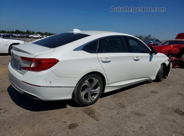 1HGCV1F43JA185429 2018 HONDA ACCORD White Հետևի աջ