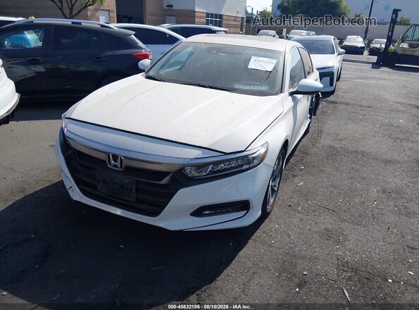 1HGCV1F43LA115805 2020 HONDA ACCORD Белый Передняя левая четверть