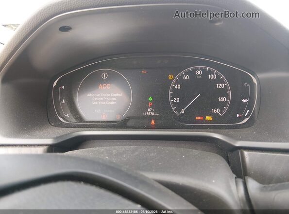 1HGCV1F43LA115805 2020 HONDA ACCORD Белый Вид задних сидений