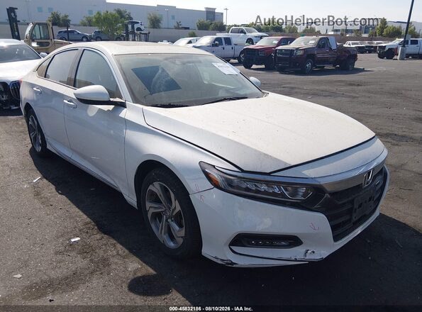 1HGCV1F43LA115805 2020 HONDA ACCORD Белый Вид задней части салона