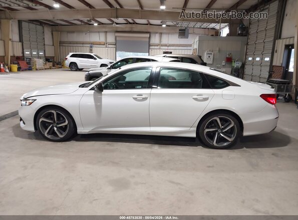 1HGCV1F43MA053159 2021 HONDA ACCORD Белый Панорамный вид салона 360°