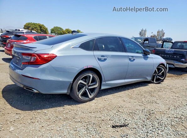 1HGCV1F43NA034340 2022 HONDA ACCORD Gray Trasero derecho