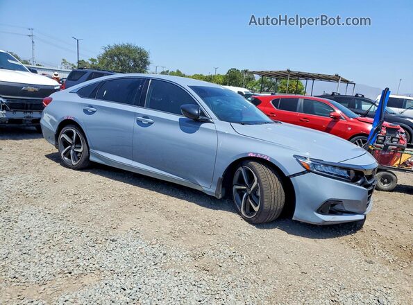 1HGCV1F43NA034340 2022 HONDA ACCORD Gray Delantero derecho