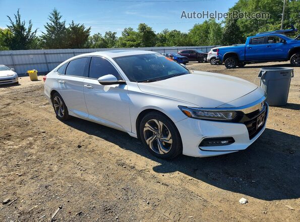 1HGCV1F44JA021509 2018 HONDA ACCORD White Առջևի աջ