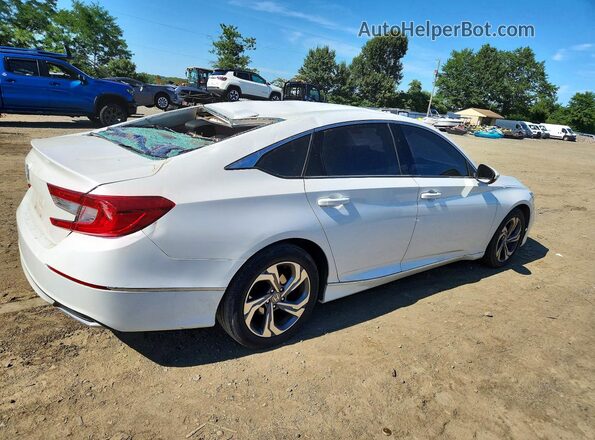 1HGCV1F44JA021509 2018 HONDA ACCORD White Հետևի աջ