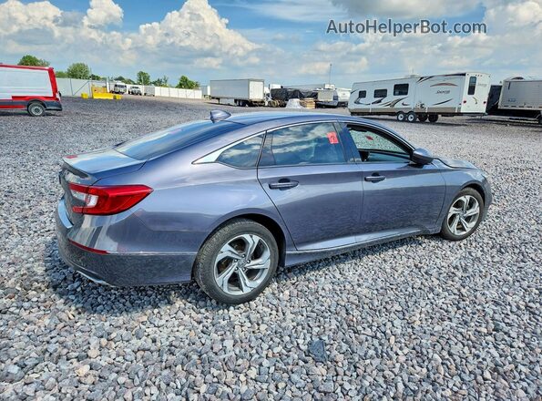 1HGCV1F44JA227543 2018 HONDA ACCORD Black Задня права чверть