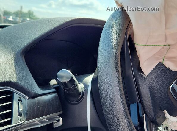 1HGCV1F44JA227543 2018 HONDA ACCORD Black Вид щитка приладів