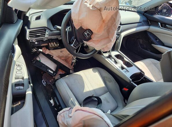 1HGCV1F44JA227543 2018 HONDA ACCORD Black Вид панелі приладів
