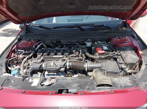 1HGCV1F44KA054883 2019 HONDA ACCORD Red Widok z tyłu
