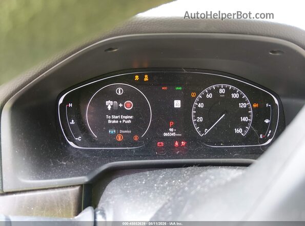 1HGCV1F44KA054883 2019 HONDA ACCORD Red Widok tylnych siedzeń
