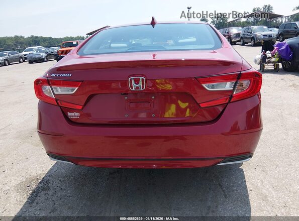 1HGCV1F44KA054883 2019 HONDA ACCORD Red 