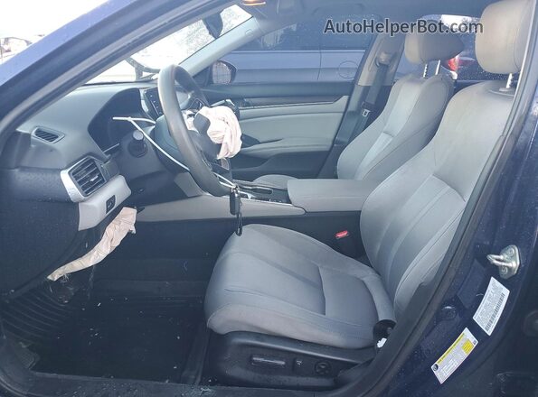 1HGCV1F44KA110434 2019 HONDA ACCORD Blue Սալոնի դիմացի տեսք
