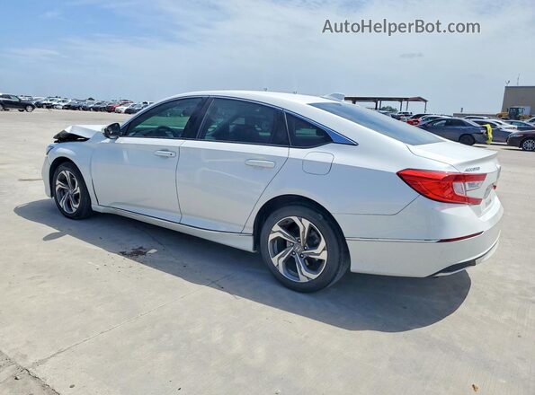 1HGCV1F44KA162159 2019 HONDA ACCORD White Հետևի ձախ