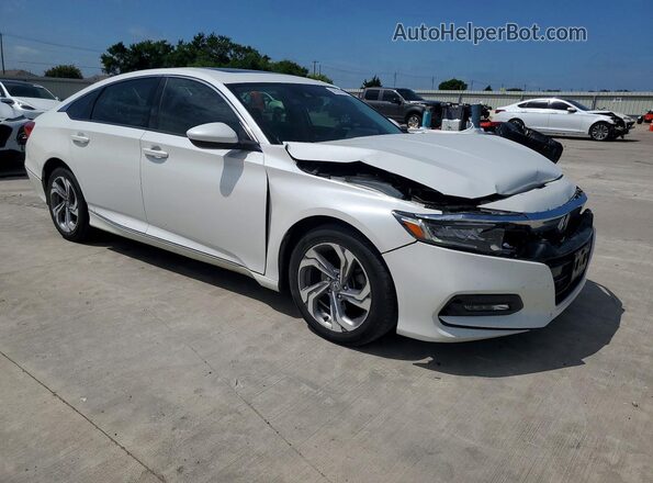 1HGCV1F44KA162159 2019 HONDA ACCORD White Առջևի աջ