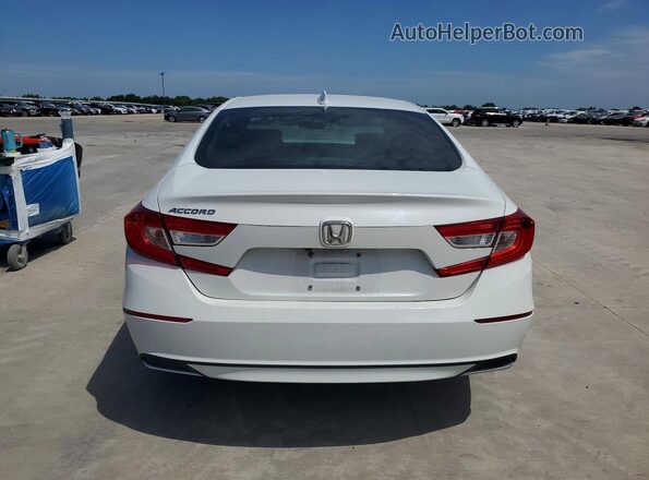 1HGCV1F44KA162159 2019 HONDA ACCORD White Հետևի տեսք