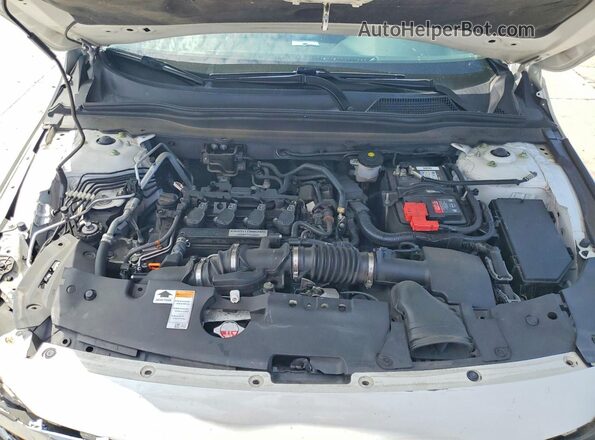 1HGCV1F44KA162159 2019 HONDA ACCORD White Սալոնի հետևի տեսք