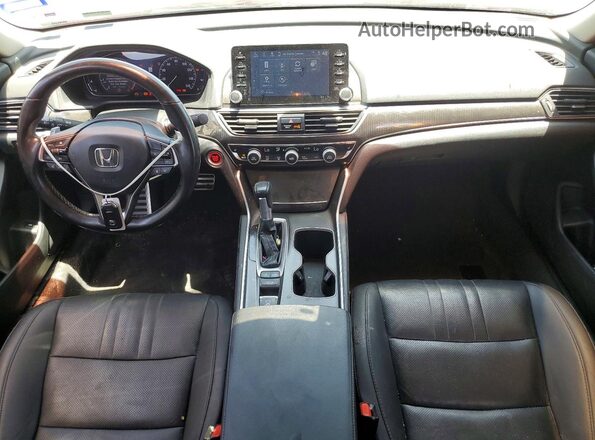1HGCV1F44MA022907 2021 HONDA ACCORD Красный Вид панели приборов