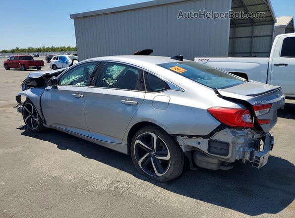 1HGCV1F44NA028692 2022 HONDA ACCORD Серебряный Задняя левая четверть