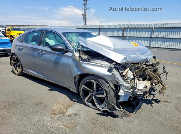 1HGCV1F44NA028692 2022 HONDA ACCORD Серебряный Передняя правая четверть