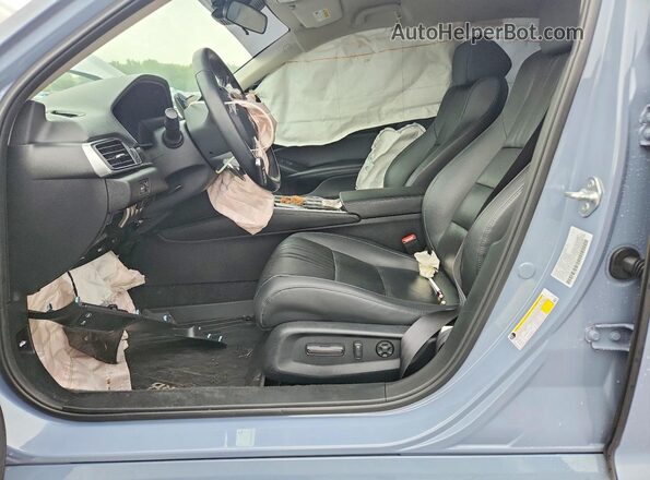 1HGCV1F44NA105612 2022 HONDA ACCORD Blue წინა სალონის ხედი