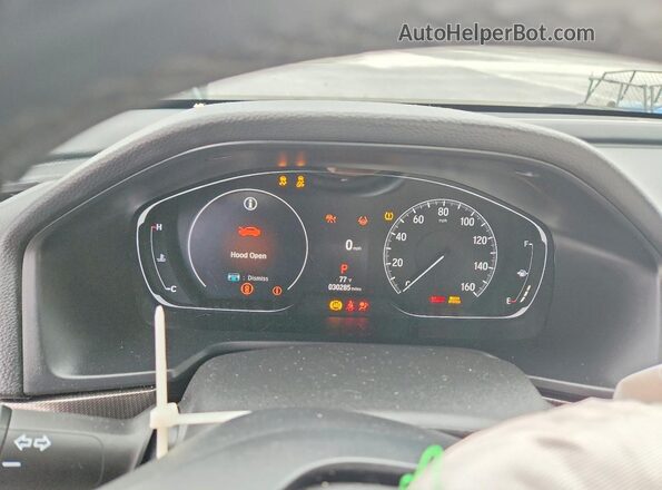 1HGCV1F44NA105612 2022 HONDA ACCORD Blue ხელსაწყოთა პანელის ხედი