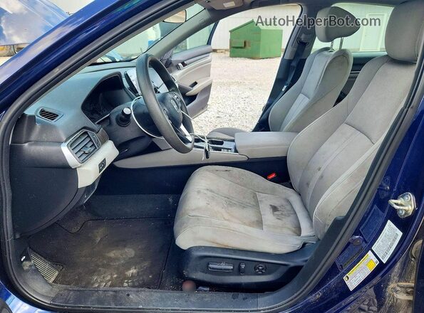 1HGCV1F45JA146051 2018 HONDA ACCORD Blue Vista interior delantera